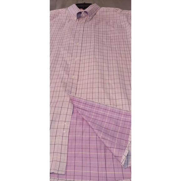 Bobby Jones Shirt Mens XXL Purple Plaid Button Down Long Sleeve - Picture 4 of 8